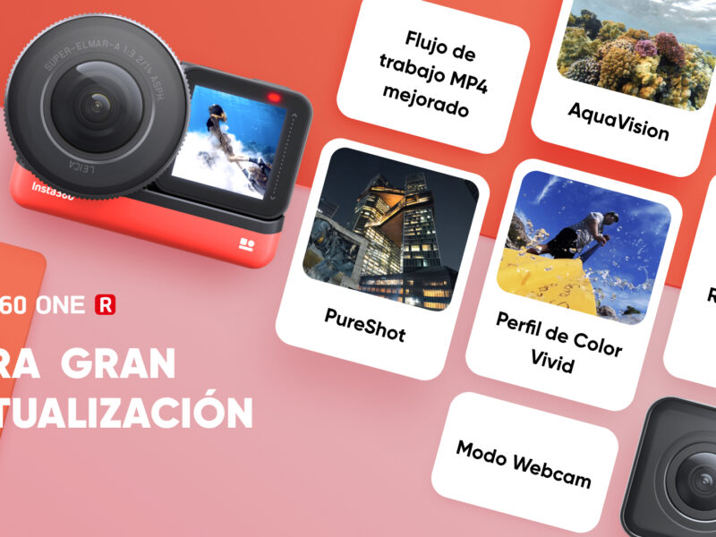 Gran actualización para la cámara Insta360 One R – Conoce todas las mejoras